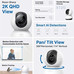TP-LINK CAMARA IP VIGILANCIA 2K WIFI 360 AI (Espera 4 dias)