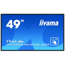 iiyama ProLite TF4939UHSC-B1AG monitor pantalla táctil 124,5 cm (49") 3840 x 2160 Pixeles Multi-touch Multi-usuario Negro (Espera 4 dias)
