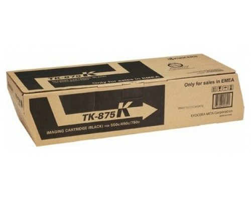 KYOCERA MFP 550C/650C/750C Toner Copiadora Negro TK875K