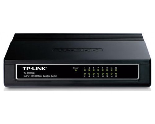 SWITCH 16 PUERTOS 10/100 TP-LINK SOBREMESA (Espera 4 dias)