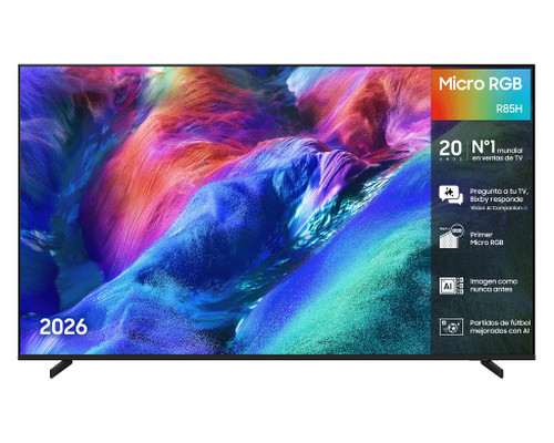 Samsung TV 75" 4K Micro RGB R85H SamsungVision AI Smart TV (2026) (Espera 4 dias)