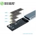 CAJA EXTERNA TOOQ TQE-2221G NGFF/NVMe "SHINOBI" USB-A RGB GRIS