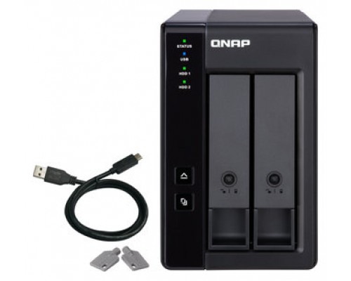 QNAP TR-002 Raid Expansion 2XHDD-Bay 1xUSB-C 3.2