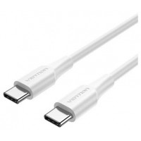 CABLE USB-C A USB-C 2.0 3A 2 M BLANCO VENTION (Espera 4 dias)