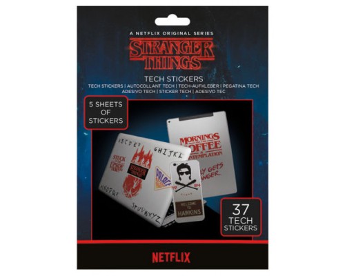 SET DE PEGATINAS STRANGER THINGS PYRAMID INTERNATIONAL REDSTRING TS7403 (Espera 4 dias)