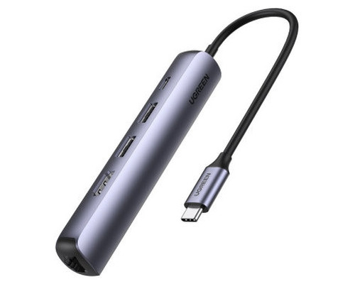 Ugreen 10919 base para portátil y replicador de puertos Alámbrico USB 3.2 Gen 1 (3.1 Gen 1) Type-C Gris (Espera 4 dias) Ugreen 10919 base para portátil y replicador de puertos Alámbrico USB 3.2 Gen 1 (3.1 Gen 1) Type-C Gris (Espera 4 dias)