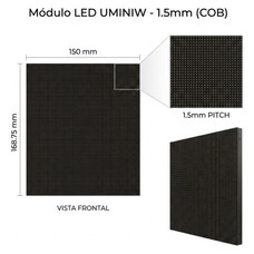 UNILUMIN MODULE 150X168.75 FOR CABINET UMINIW 1.5 LED COB SIZE: 600X337.5 MM BRIGHTNESS: 800 NITS REFRESH RATE 3840HZ MAINTENANCE FRONT (AUN2E4869A) (Espera 4 dias) UNILUMIN MODULE 150X168.75 FOR CABINET UMINIW 1.5 LED COB SIZE: 600X337.5 MM BRIGHTNESS: 800 NITS REFRESH RATE 3840HZ MAINTENANCE FRONT (AUN2E4869A) (Espera 4 dias)