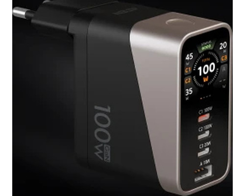 ATEN  CONVERSOR USB-C A HDMI 100W 4-PORT SMART DISPLAY CHARGER(UP5100-AT-G) (Espera 4 dias)