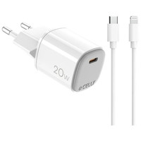 Celly Cargador Gan  1C 20w+ C A Light + Cable