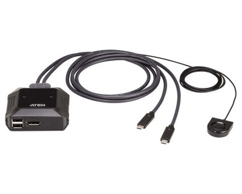 ATEN 2-PORT USB-C 4K DISPLAYPORT KVM SWITCH (US3312-AT) (CP20) (Espera 4 dias) ATEN 2-PORT USB-C 4K DISPLAYPORT KVM SWITCH (US3312-AT) (CP20) (Espera 4 dias)