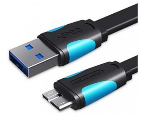 CABLE MICRO USB A USB-A 3.0 M-M 0.50 M NEGRO VENTION (Espera 4 dias)