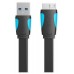 CABLE MICRO USB A USB-A 3.0 M-M 0.50 M NEGRO VENTION (Espera 4 dias)