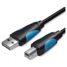 CABLE USB 2.0 MINI USB/M A USB TIPO-B/M 5 M NEGRO VENTION (Espera 4 dias)