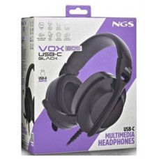 AURICULAR VOX 805 USB-C NEGRO NGS (Espera 4 dias)