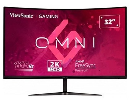 MONITOR VIEWSONIC 32" GAMING CURVO 32" 165HZ QHD MULTI DP 2XHDMI