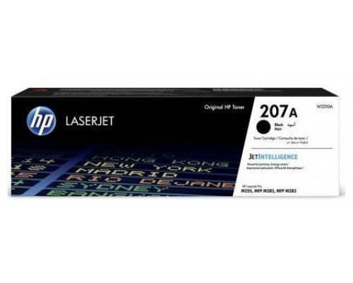 HP TONER 207A NEGRO LASERJET M255/M281 (W2210A) (Espera 4 dias)