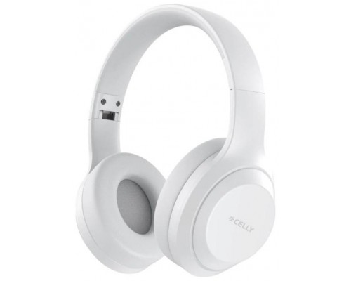 Celly Auricular Diadema Inalámbrico WAVEBEAT Blanc