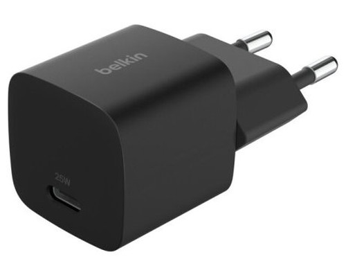 BELKIN 25W USBC PD WALL CHARGER WITH PPS, BLK (Espera 4 dias)