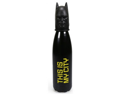 BOTELLA METÁLICA BATMAN DISEÑO 3D 500 ML HALF MOON BAY REDSTRING WTRBBM02 (Espera 4 dias)