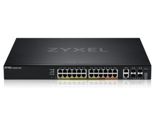 Zyxel XGS2220-30HP Gestionado L3 Gigabit Ethernet (10/100/1000) Energía sobre Ethernet (PoE) Negro (Espera 4 dias)