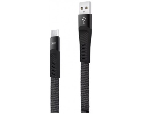 Cable NB127 Carga Rápida Resorte USB - Micro USB, 2.1A, 1 m, Negro XO (Espera 2 dias)