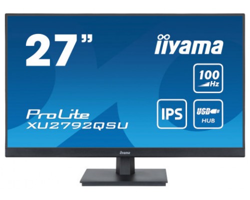 iiyama ProLite pantalla para PC 68,6 cm (27") 2560 x 1440 Pixeles Dual WQHD LED Negro (Espera 4 dias)