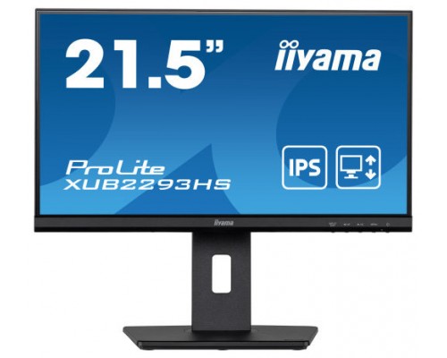 iiyama ProLite XUB2293HS-B3 pantalla para PC 54,6 cm (21.5") 1920 x 1080 Pixeles Full HD LED Negro (Espera 4 dias)