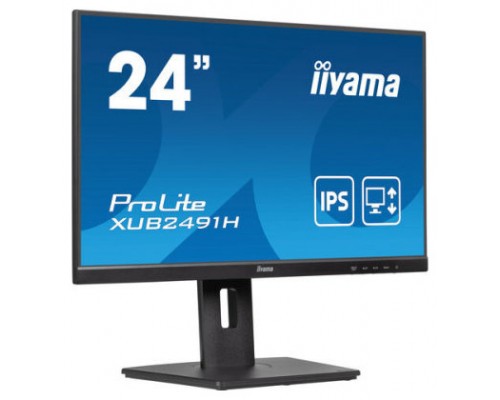 MONITOR LED 24" IIYAMA XUB2491H-B1 FULLHD IPS 100HZ HDMI DP REGULABLE (Espera 4 dias)