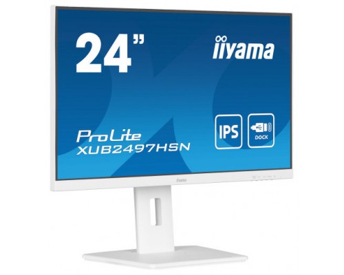 iiyama ProLite XUB2497HSN-W1 pantalla para PC 60,5 cm (23.8") 1920 x 1080 Pixeles Full HD LED Blanco (Espera 4 dias)